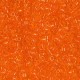 Miyuki Delica Perlen 11/0 - Transparent orange DB-703